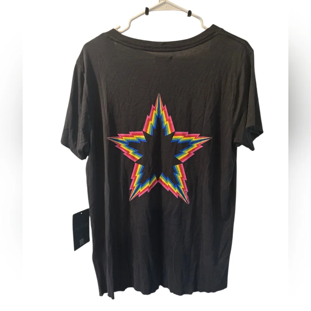 Lauren Moshi Embroidered Lightening Star Elara tee - Picture 4 of 13